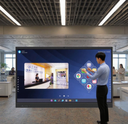 Giá xuất xưởng Bảng tương tác 4k IBoard Phần mềm đa ngôn ngữ Màn hình cảm ứng Lcd Bảng thông minh Android cho trường học