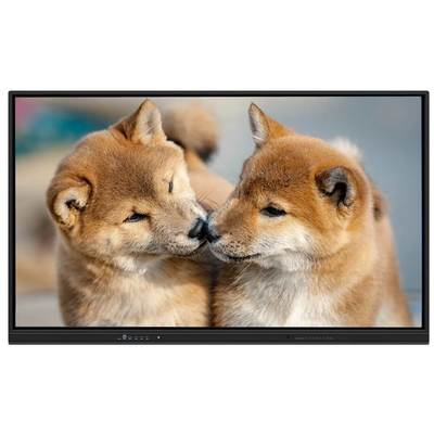 Bảng tương tác phẳng treo tường Android 14 15 Máy tính 75 86 inch Bảng thông minh Wifi Loa 60W Camera AI Micro tích hợp Phần mềm bảng trắng