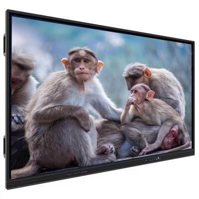 Bảng tương tác LCD với tỷ lệ khung hình 16:9, hỗ trợ hai hệ điều hành và đầu vào HDMI để nâng cao việc giảng dạy