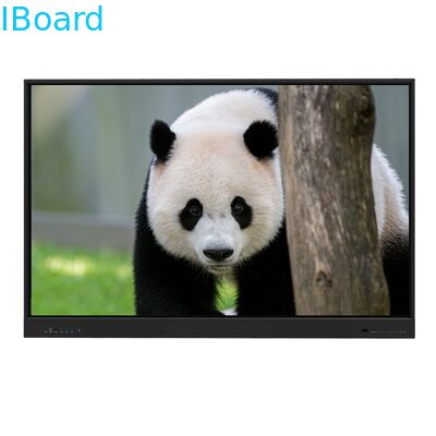 Màn hình cảm ứng tương tác 75 inch với 20/40 điểm chạm và cảm ứng hồng ngoại cho việc giảng dạy ở trường học và các cuộc họp văn phòng