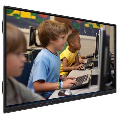 VESA Standard Wall Mount Interactive Flat Panel với kính nóng 4mm và Mic 6 Array được xây dựng để đáp ứng cao