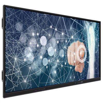 Bảng tương tác thông minh màn hình phẳng 4K 20 điểm chạm Android cho lớp học và hội nghị