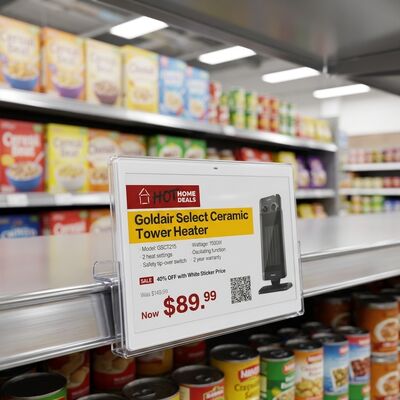 Siêu thị văn phòng thông minh Màn hình E-Ink Thẻ giá Nhãn kệ điện tử 4 màu