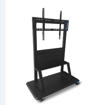 Đế di động điện tử 220LBS 800x600mm Kim loại đen 52-86 inch cho màn hình cảm ứng