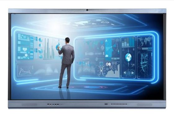 65 '' Bảng điều khiển phẳng tương tác Phòng hội nghị Lớp học Bảng thông minh để thuyết trình