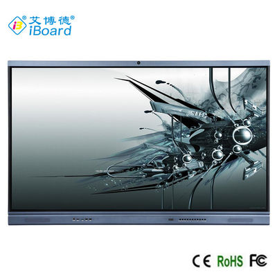Bảng thông minh tương tác IR LED, Màn hình phẳng tương tác 75'' cho camera giáo dục Tùy chọn