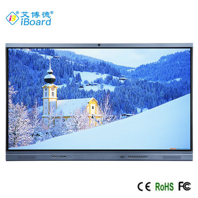 Bảng điều khiển tương tác 4k, Bảng thông minh Led 86 '', Khung nhôm 350cd / m2 Khe OPS
