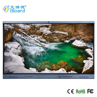 Bảng tương tác LED 98 '', TV LED cảm ứng màn hình FCC cho lớp học Máy ảnh tích hợp Android 11