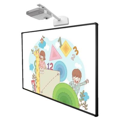 Bảng trắng tương tác hồng ngoại 10 điểm với máy chiếu tùy chọn
