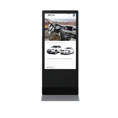 Màn hình hiển thị biển báo kỹ thuật số đứng trên tầng 65 inch 178 độ Phê duyệt FCC