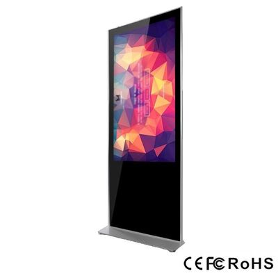 65 Inch Màn hình kỹ thuật số đứng sàn với góc nhìn 178 độ và chứng nhận FCC