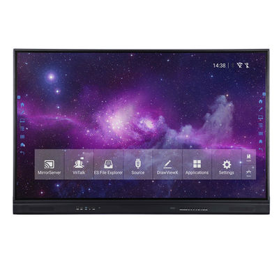 Gương kính chống lóa Bảng trắng tương tác quang học Nhôm 65in