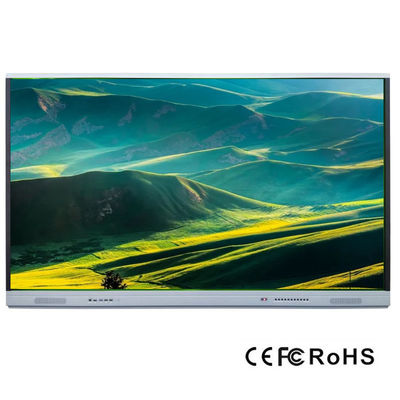 Bảng điều khiển cảm ứng tương tác IR 55 '' Bảng kỹ thuật số 4K HD Màn hình cảm ứng Android 11.0 TV đa chức năng