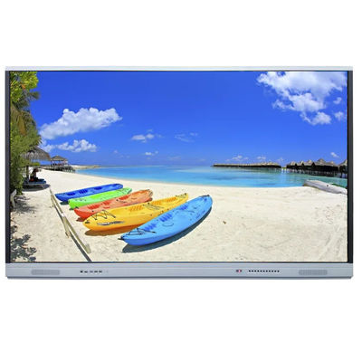 Bảng kỹ thuật số bảng điều khiển phẳng tương tác 350cd / M2 65 inch 20 điểm cảm ứng