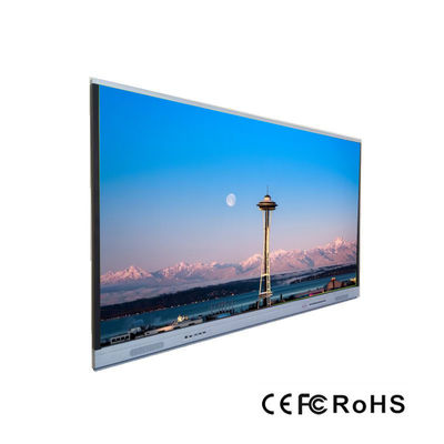 Màn hình cảm ứng tương tác 65 75 86 inch Type C Port Side Bar Kính cường lực