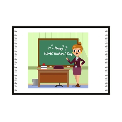 86 inch 98 inch 102 inch Cảm ứng đa ngón tay Hồng ngoại Màn hình tương tác treo tường Bảng thông minh Bảng thông minh